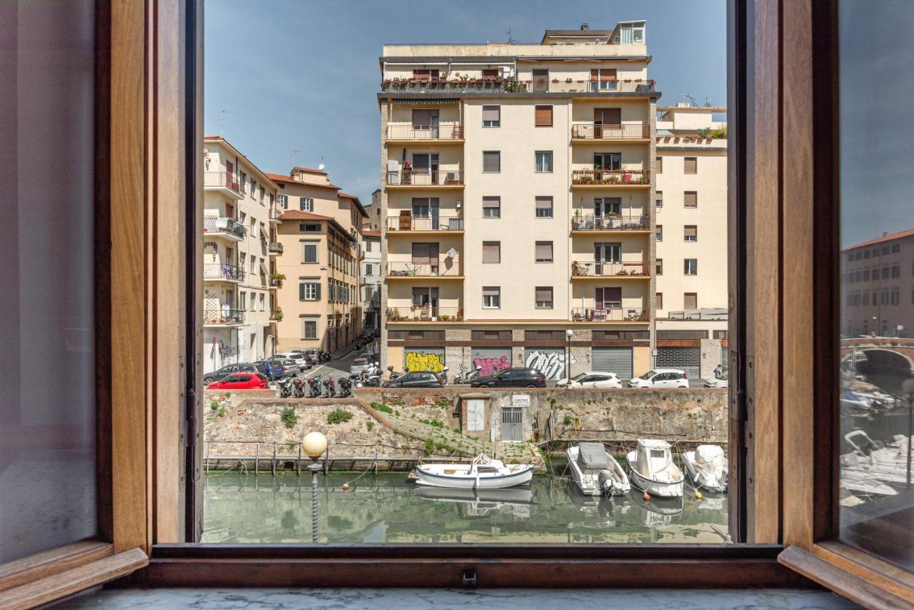 Piccola Venezia Canal View Charming Flat Livorno Buitenkant foto